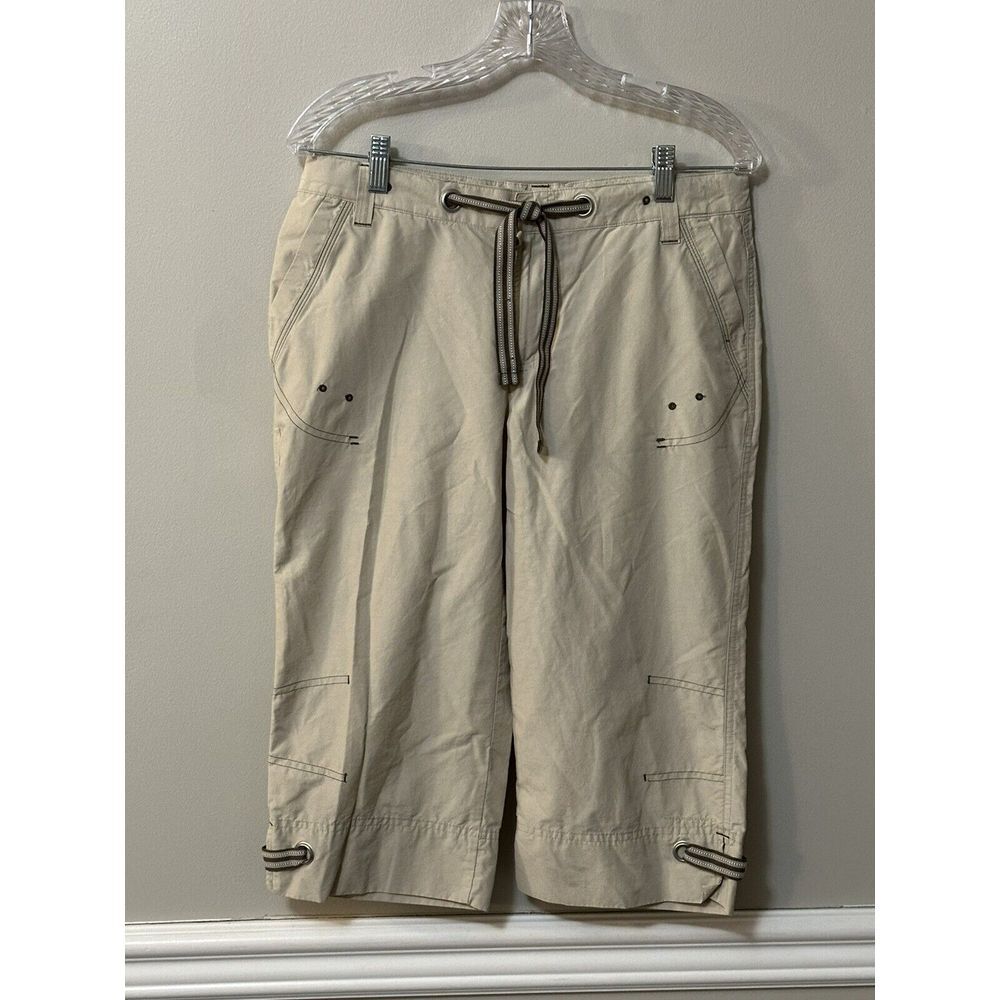 Columbia Arch Cape III Clamdigger‎ Khaki Knee Shorts Capri Women's Small
